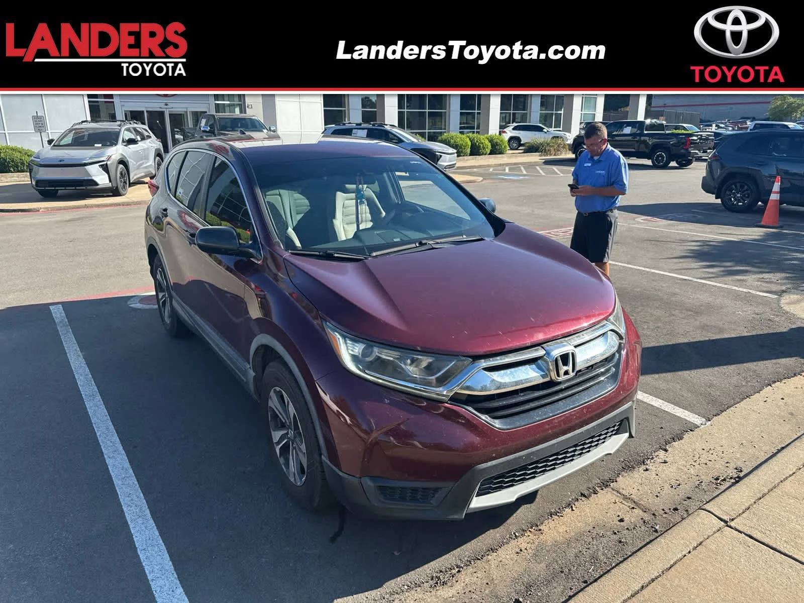 Used 2017 Basque Red Pearl II Honda LX image 1