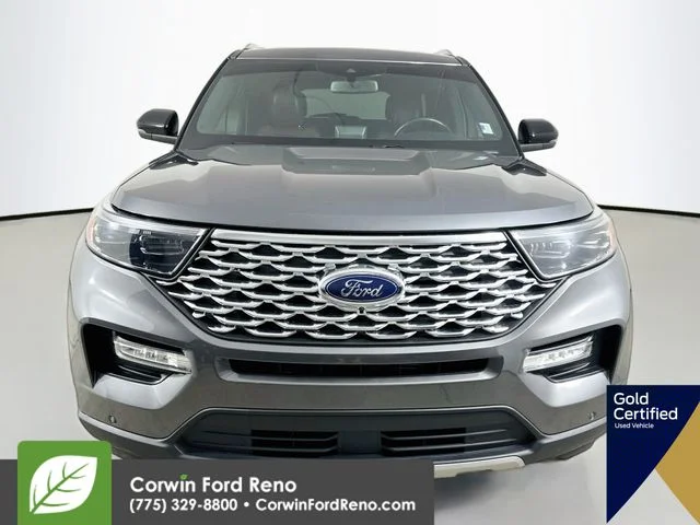 Used 2022 Gray Metallic Ford Platinum image 2