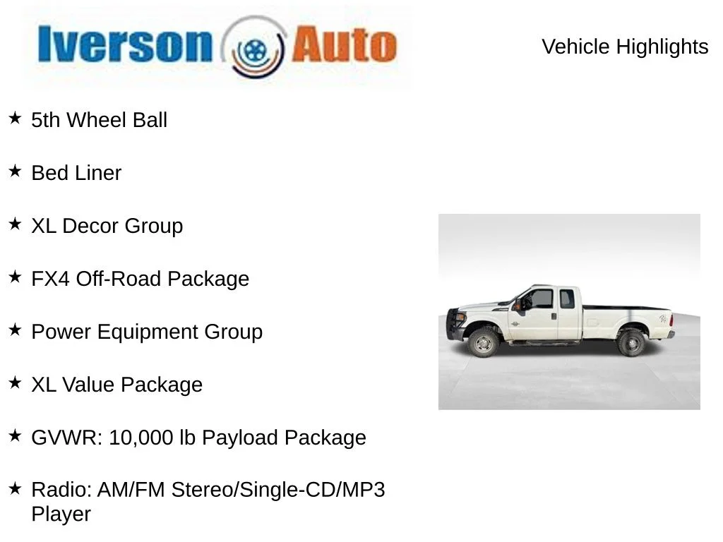 Used 2014 Ford F-250 Super Duty XL with VIN 1FT7X2BT4EEB17331 for sale in Huron, SD