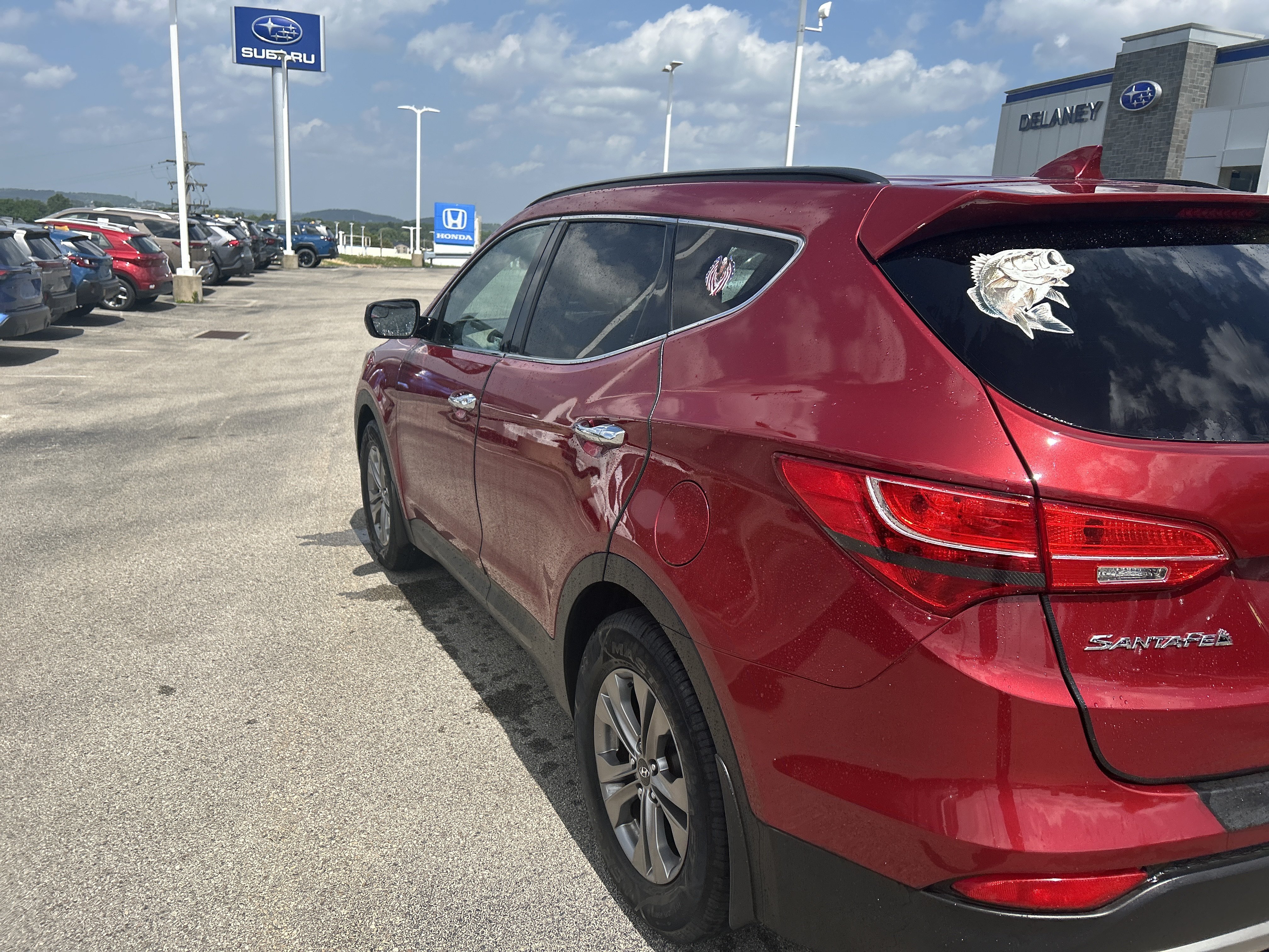 Used 2015 Serrano Red Hyundai Base image 4