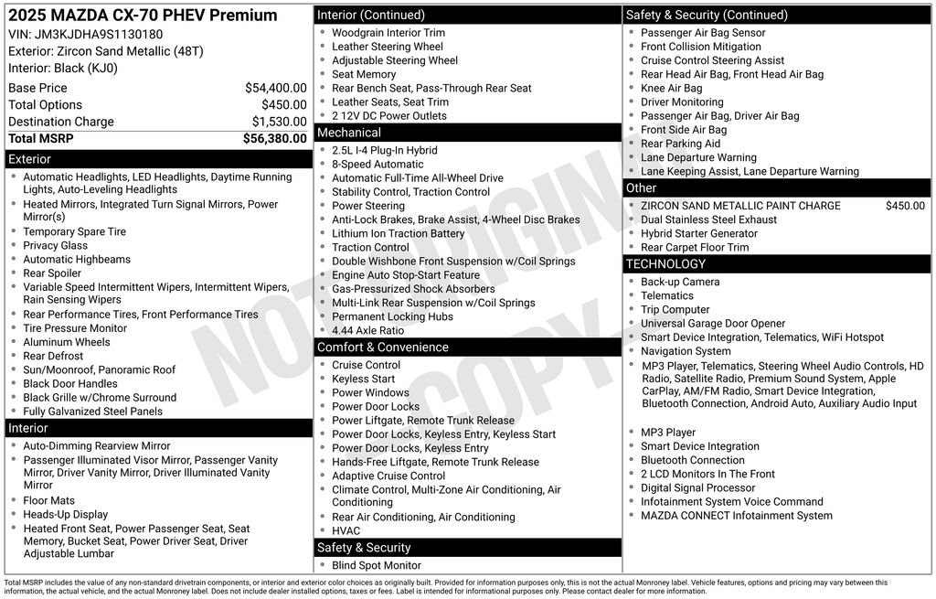 Certified Used 2025 Sand Metallic Mazda Premium image 3