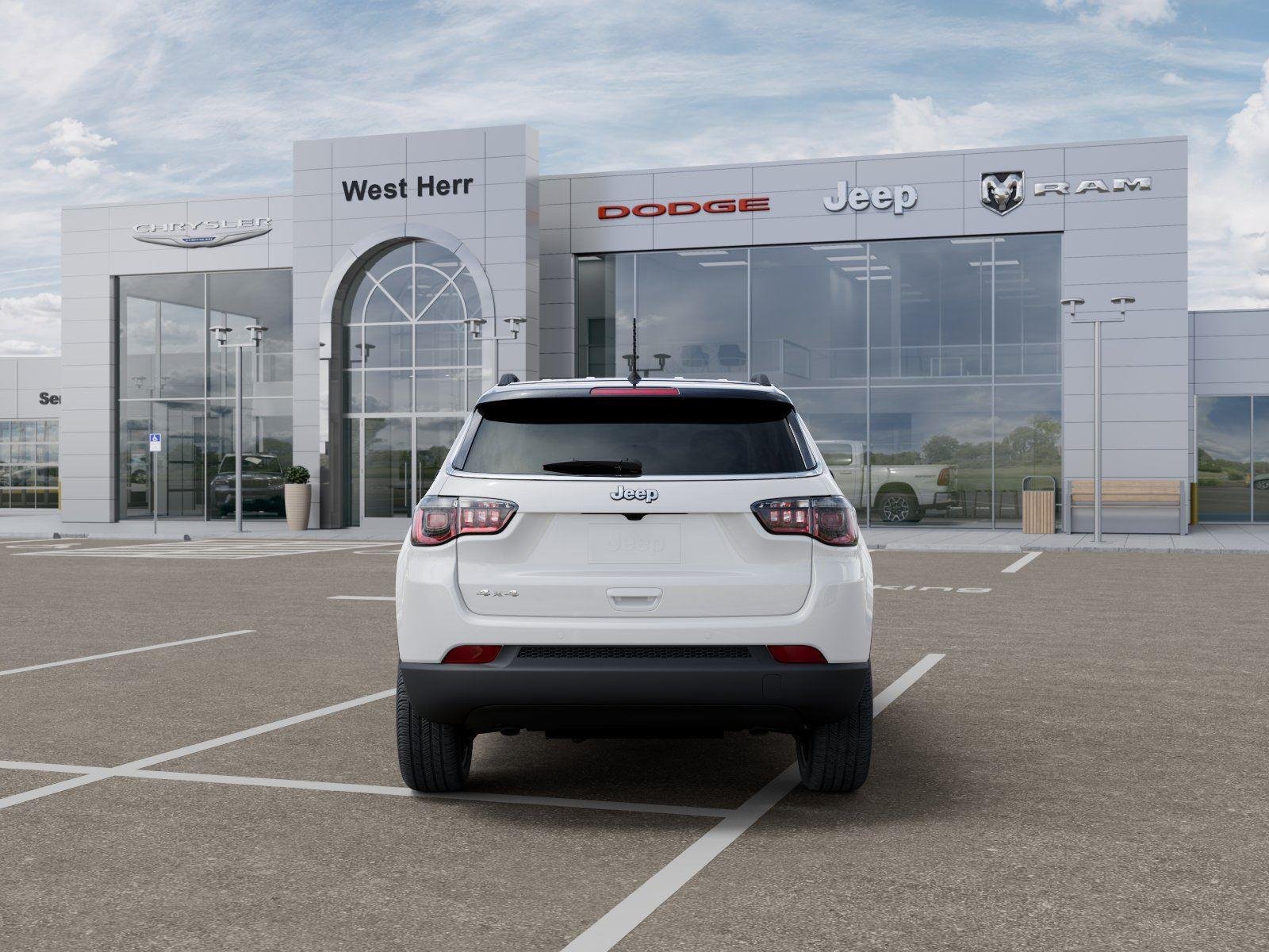 New 2026 Bright White Clear-Coat Exterior Paint Jeep COMPASS LIMITED ALTITUDE 4X4 image 7