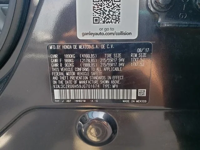 Used 2018 Modern Steel Metallic Honda EX image 26