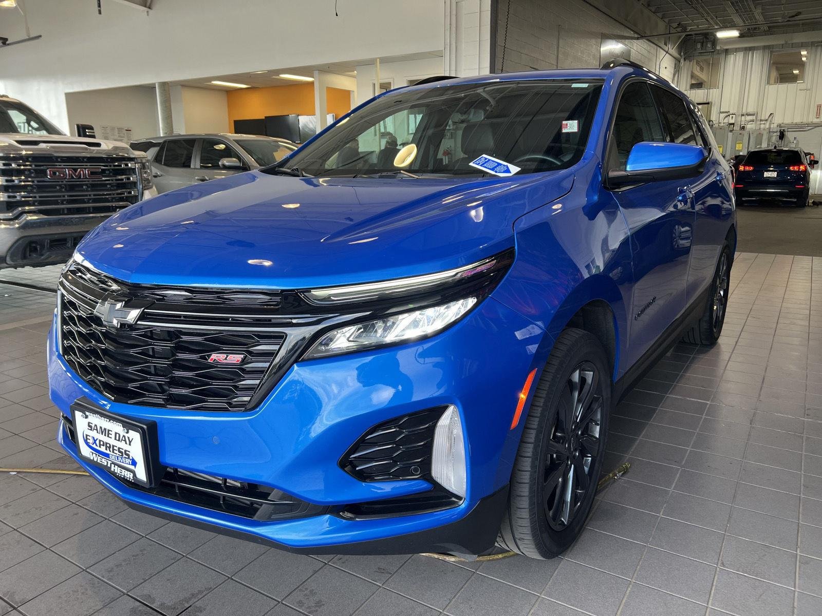 Used 2024 Riptide Blue Metallic Chevrolet RS image 4