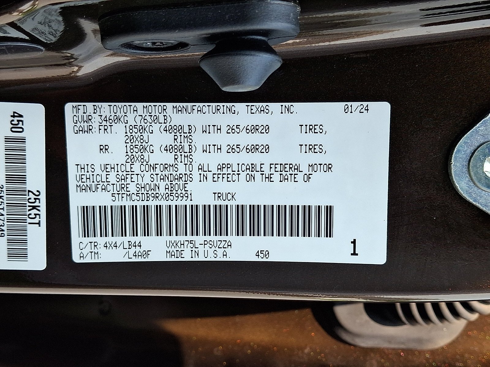 Used 2024 Smoked Mesquite Toyota 1794 Edition Hybrid image 28