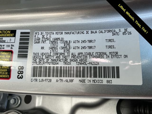 New 2026 Celestial Silver Metallic Toyota  SR5 image 17