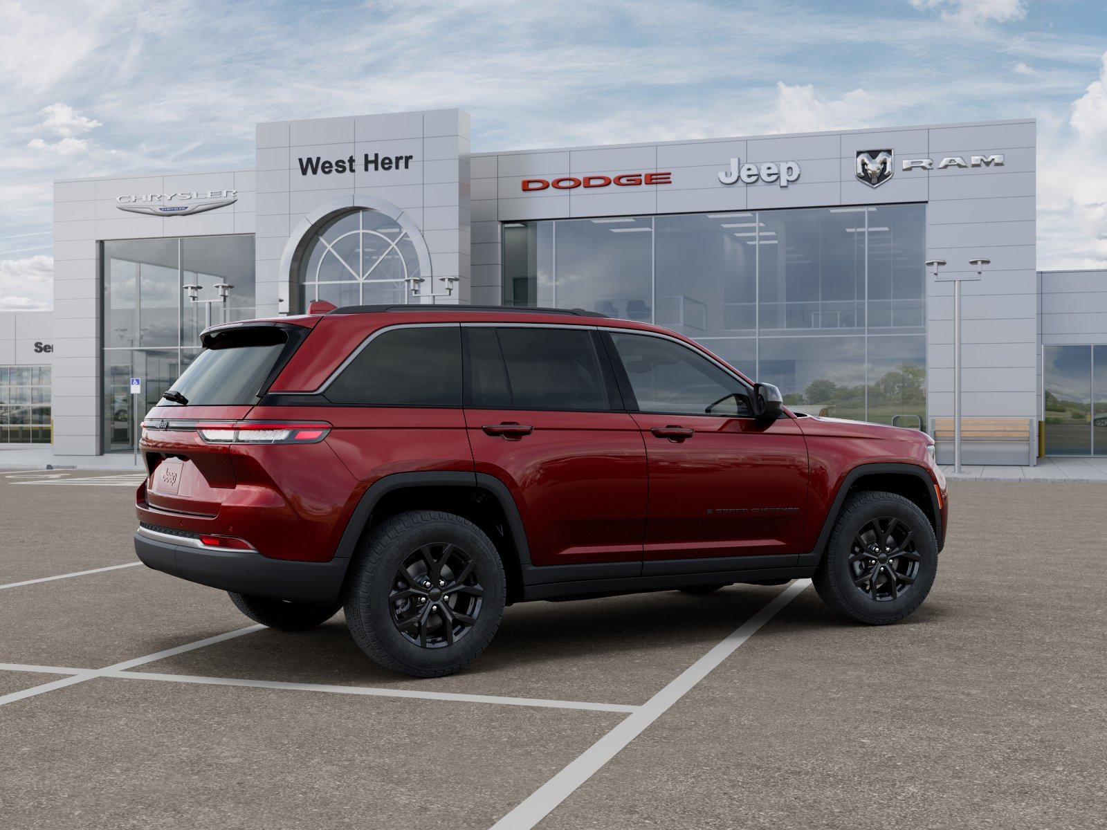 New 2026 Velvet Red Pearl-Coat Exterior Paint Jeep Laredo Altitude image 30