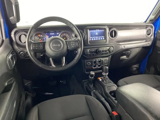 Used 2022 Blue Jeep Unlimited Sport Altitude image 19