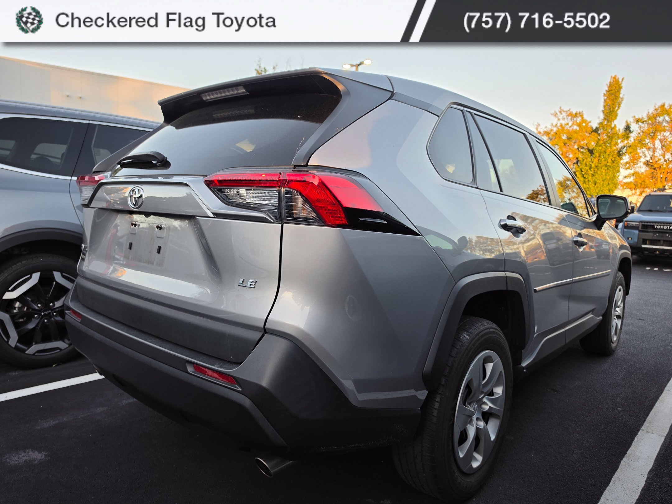 Used 2022 Silver Sky Metallic Toyota LE image 6