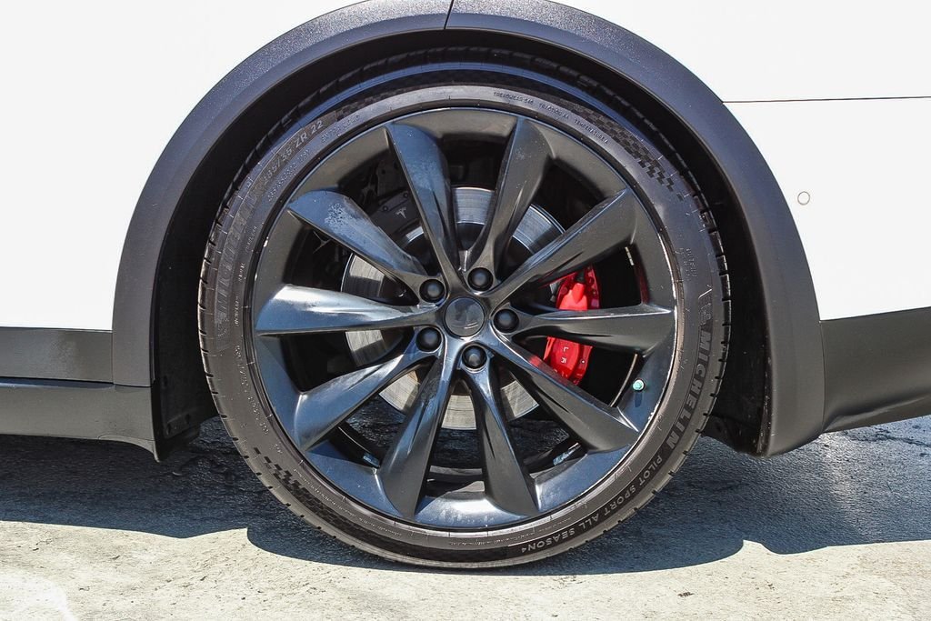 Used 2019 Pearl White Multi-Coat Tesla P100D image 12