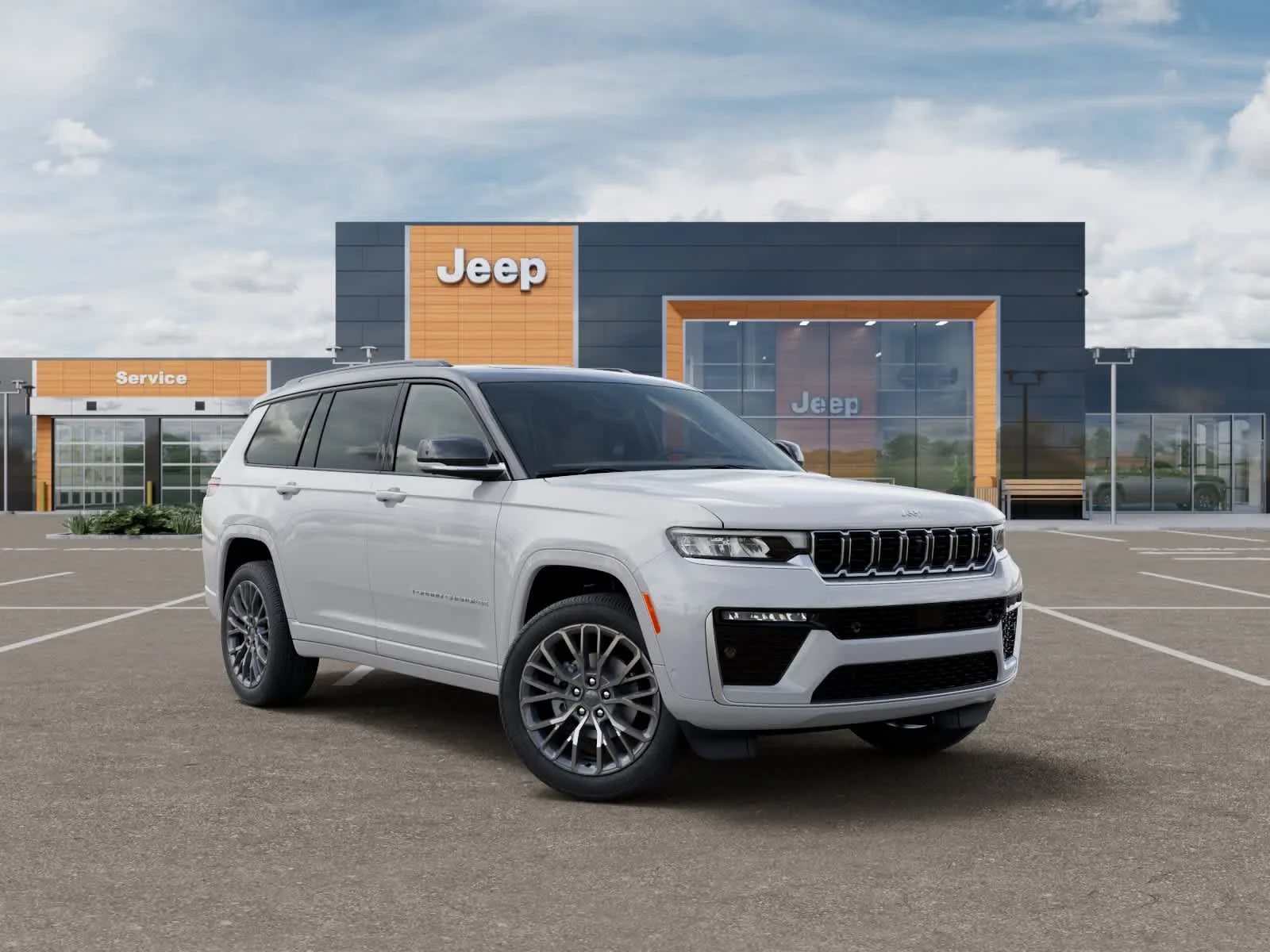 New 2026 Bright White Clearcoat Jeep Summit image 5