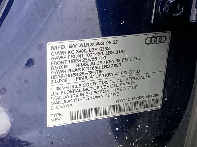 Used 2023 Blue Metallic Audi 45 Premium Plus image 35