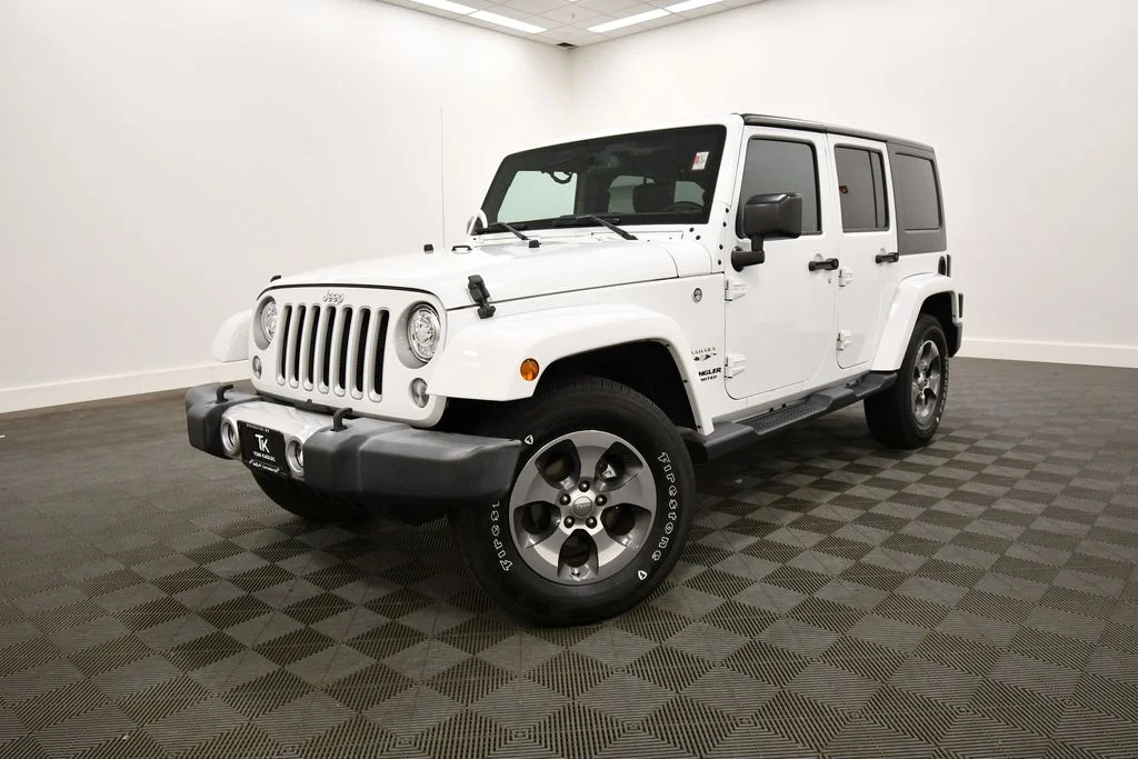 Used 2017 Jeep Wrangler Unlimited Sahara with VIN 1C4BJWEG7HL668760 for sale in Rochester, Minnesota