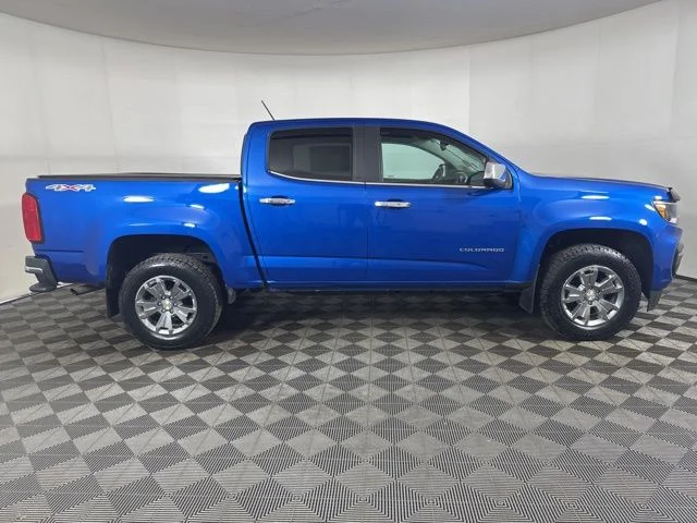 Used 2021 Bright Blue Metallic Chevrolet LT image 2