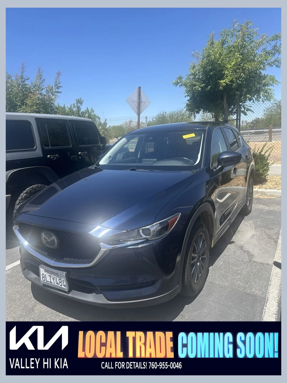 Used 2019 Deep Crystal Blue Mica Mazda Touring image 1