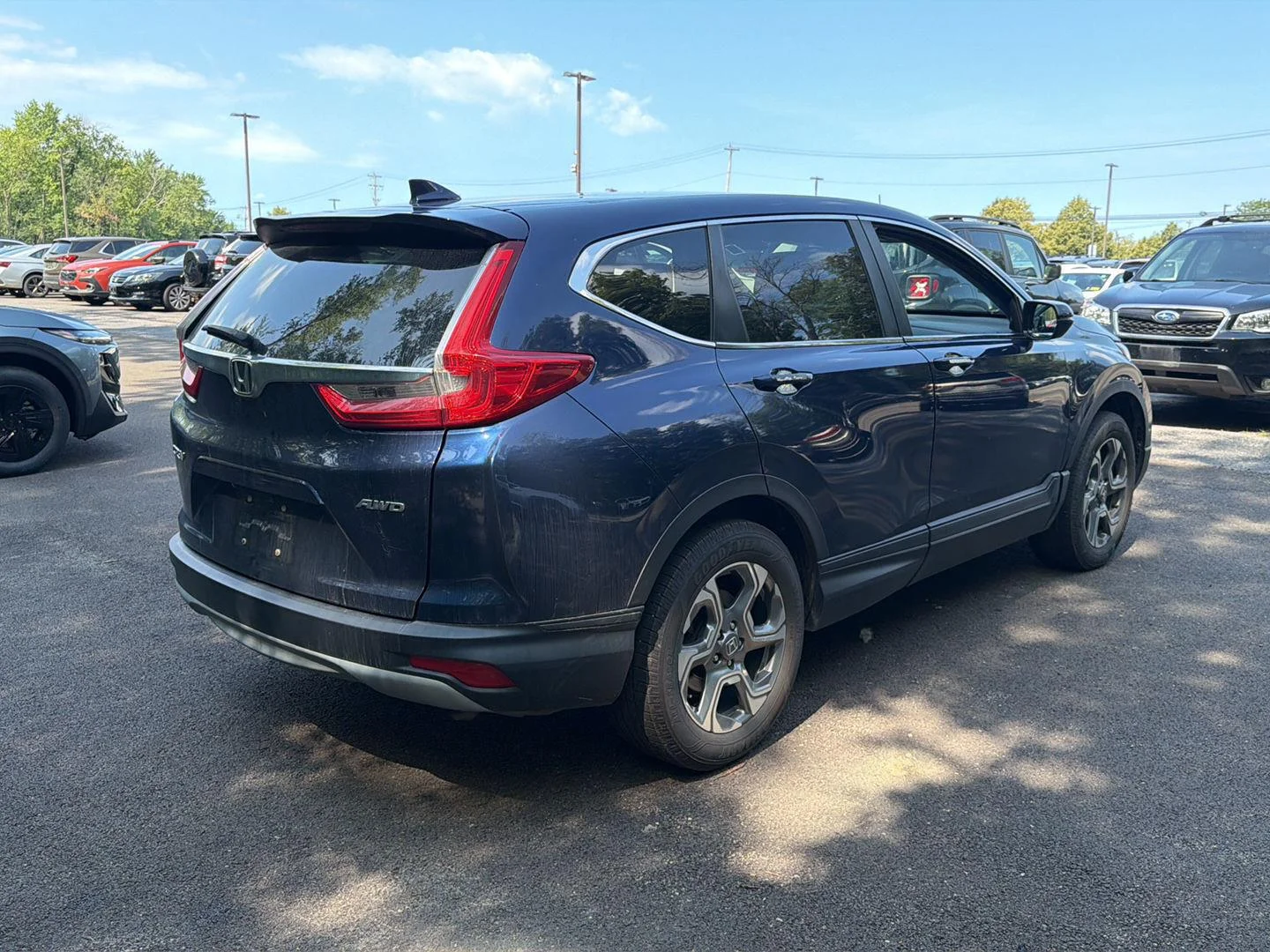 Used 2019 Obsidian Blue Pearl Honda EX image 8