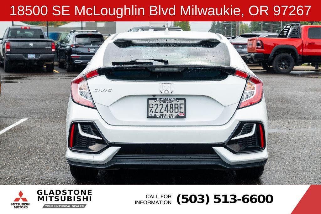 Used 2021 Platinum White Pearl Honda EX image 6