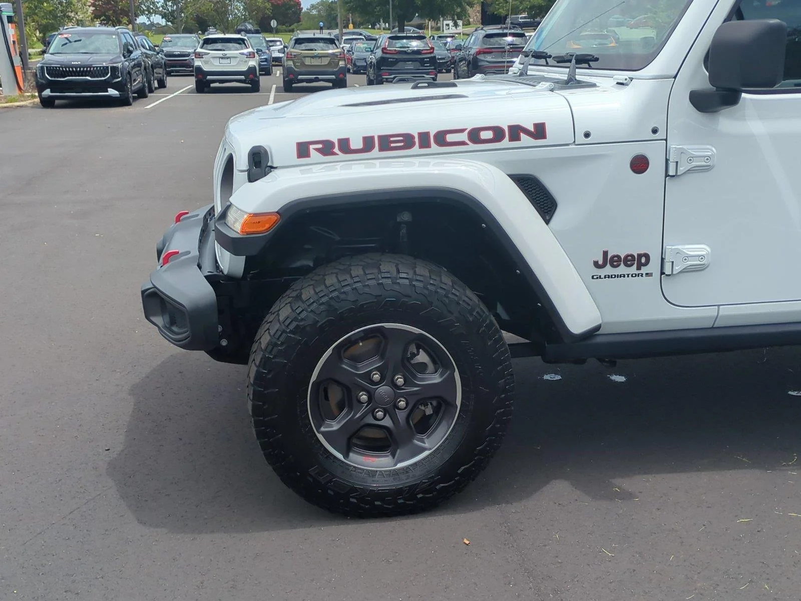 Used 2023 Bright White Clearcoat Jeep Rubicon image 10