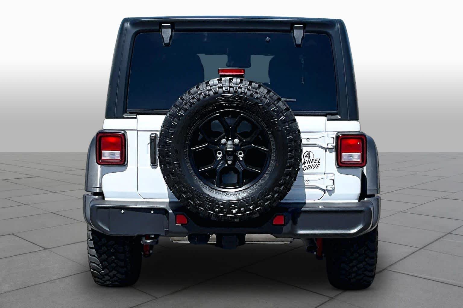 Used 2024 Bright White Clearcoat Jeep Willys image 5