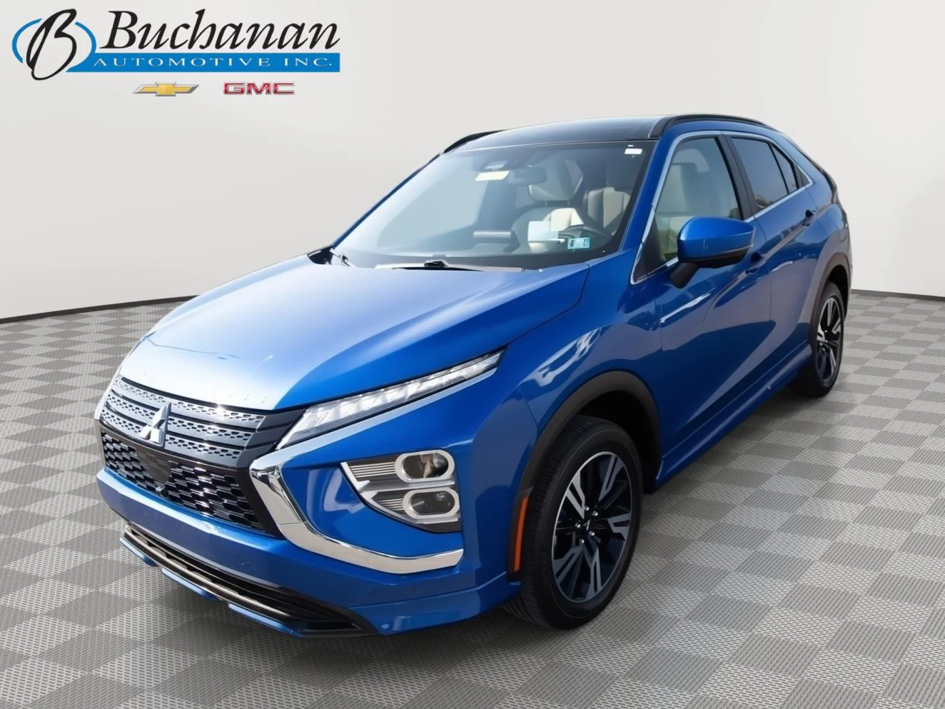 Used 2024 Lightning Blue Metallic Mitsubishi SEL image 1