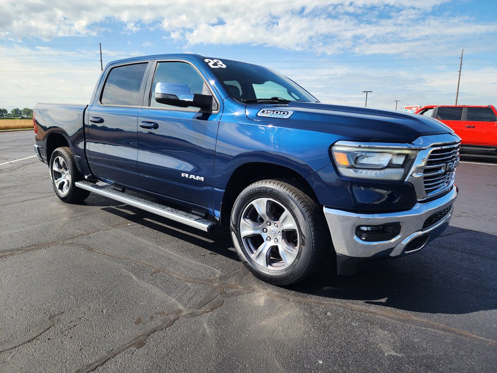 Used 2023 Patriot Blue Pearlcoat Ram Laramie image 3