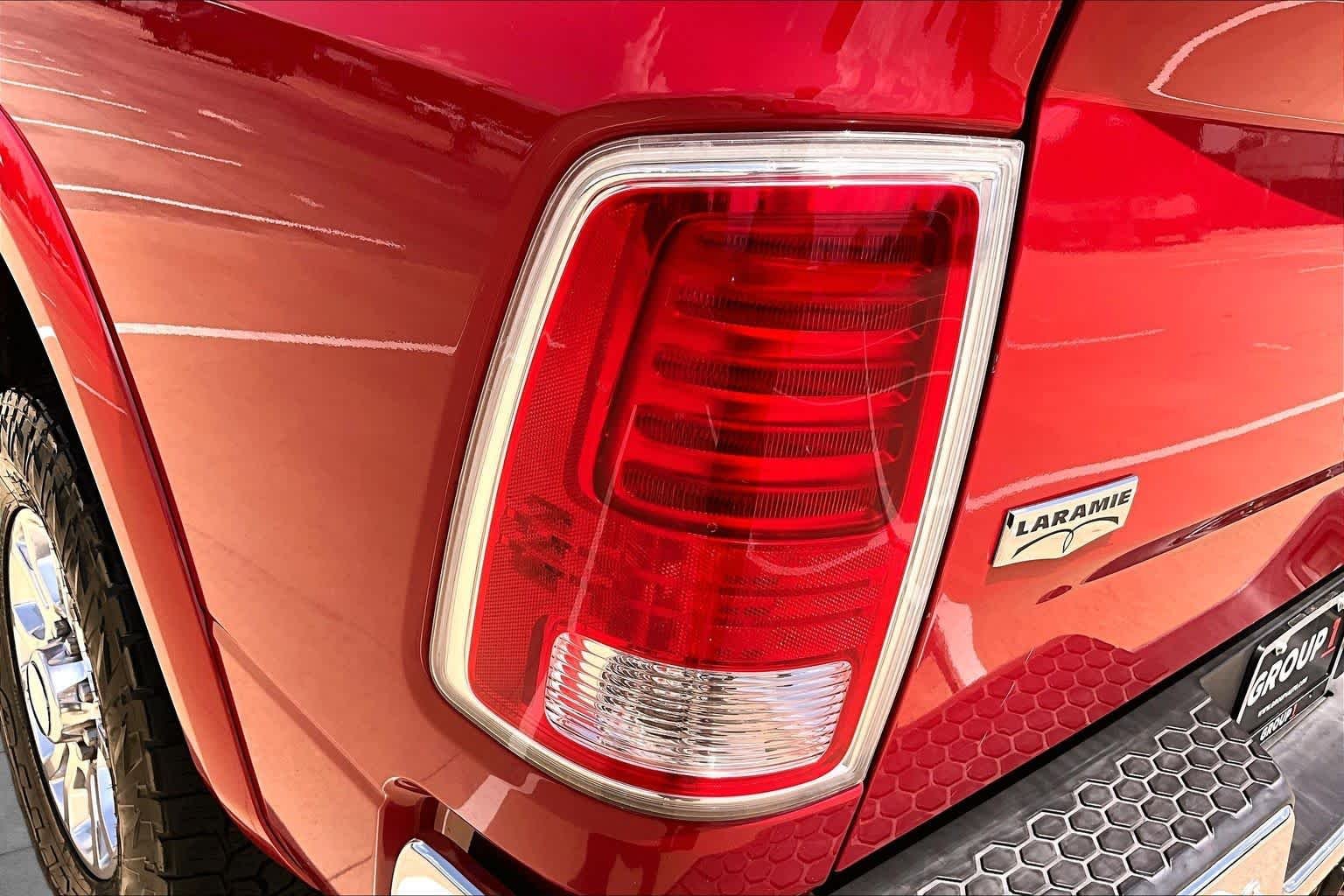 Used 2018 Flame Red Clearcoat Ram Laramie image 29