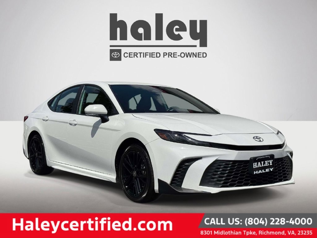 Used 2025 White Toyota SE image 1