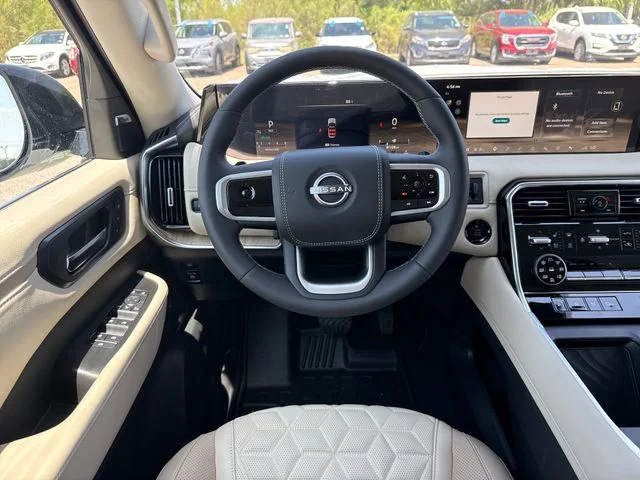 New 2026 Everest White TriCoat / Super Black Two-tone Nissan Platinum Reserve image 13