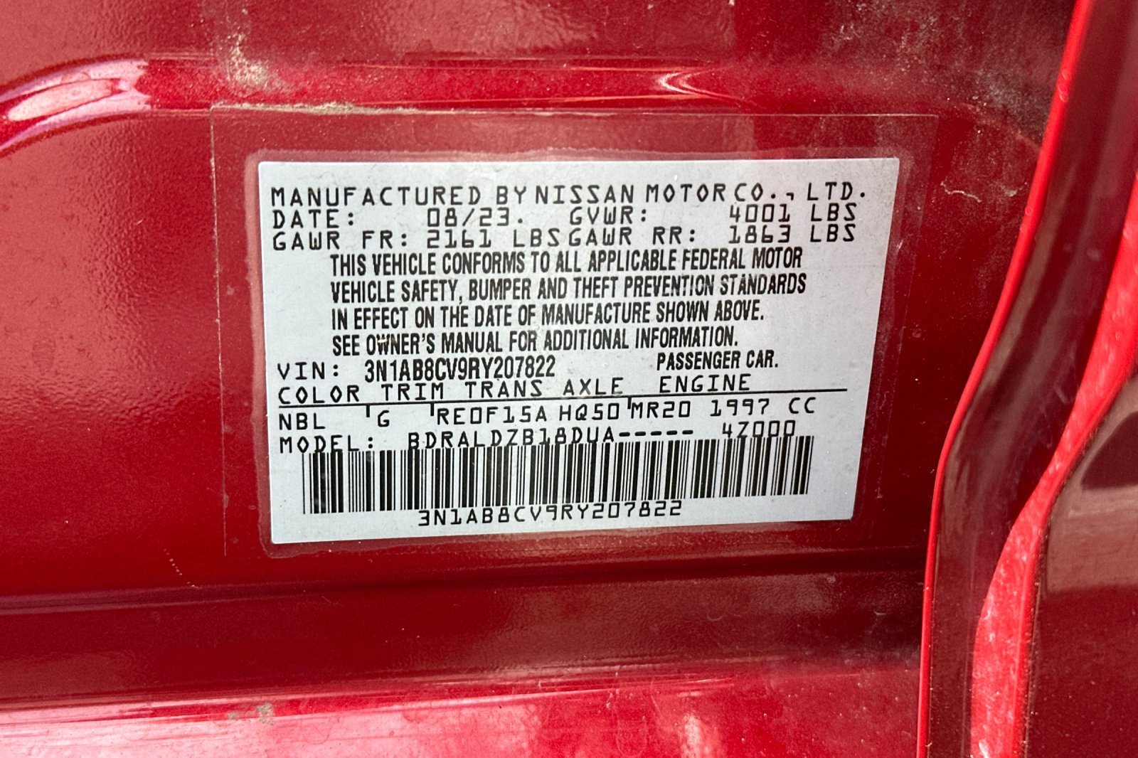 Certified Used 2024 Scarlet Ember Tintcoat Nissan SV image 28
