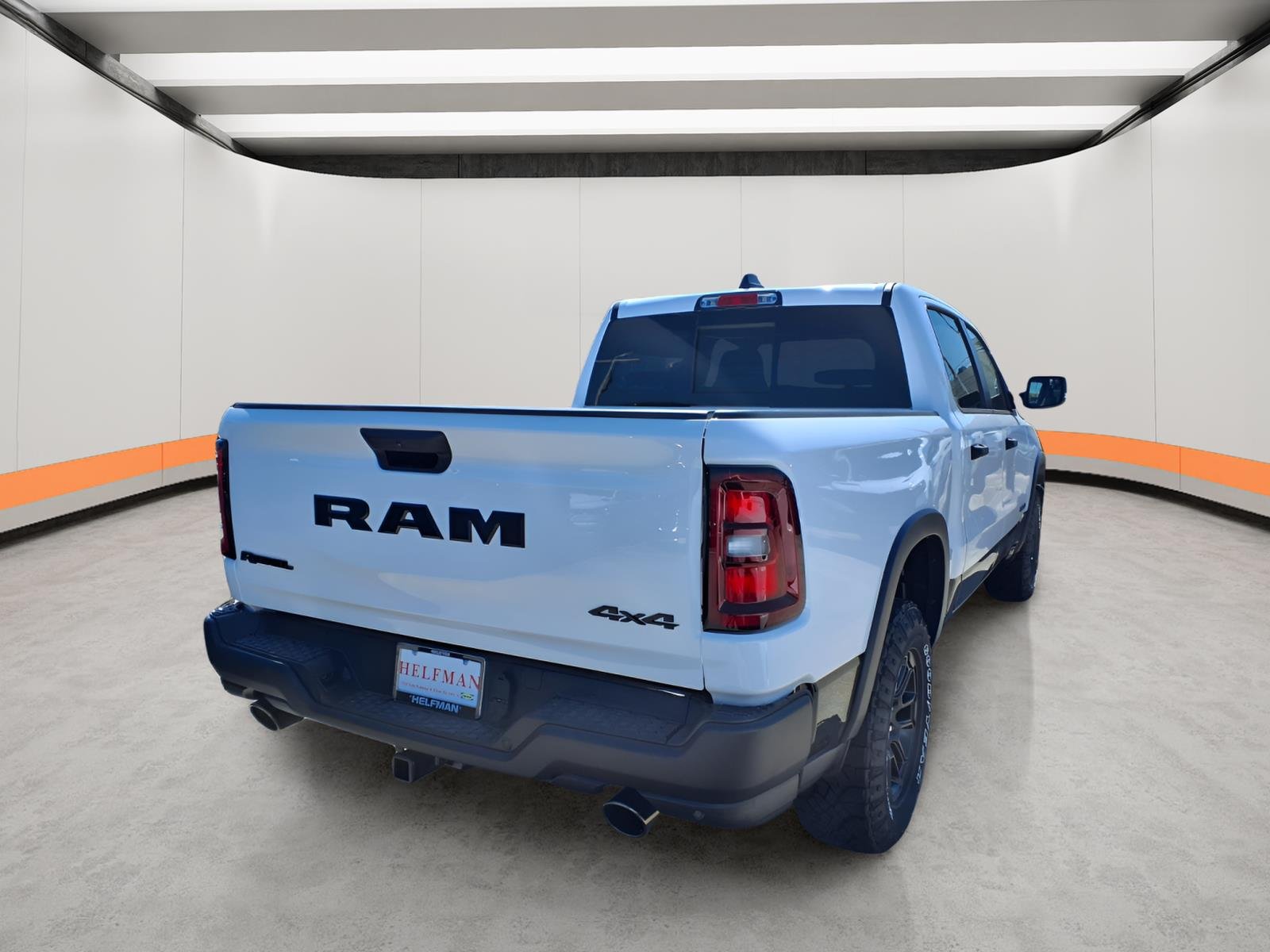 New 2026 Bright White Clear-Coat Exterior Paint RAM Rebel image 4