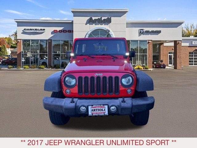 Used 2017 Red Jeep Unlimited Sport image 3