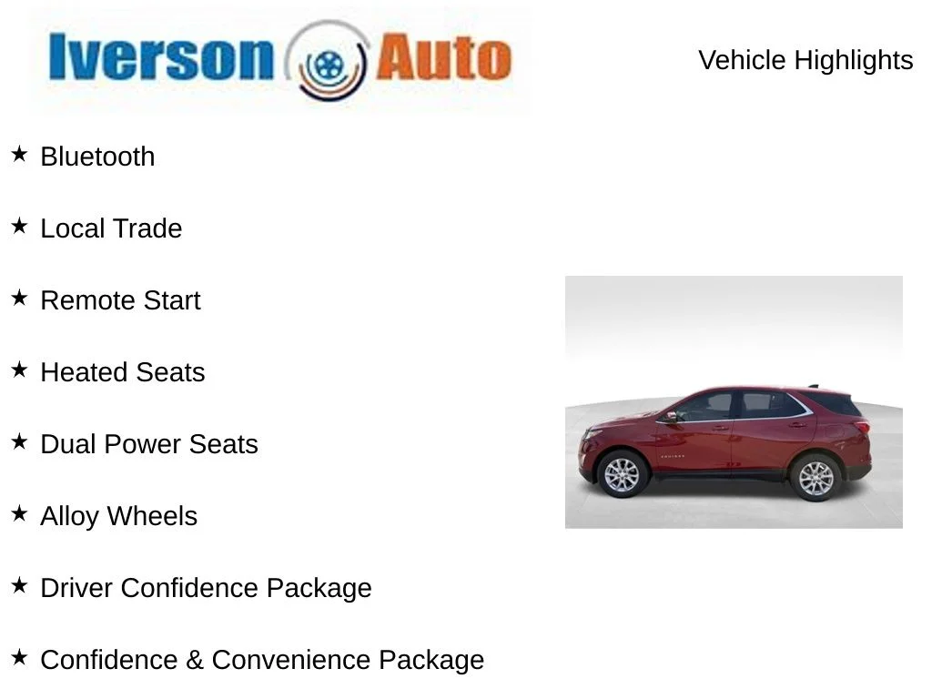 Used 2018 Red Chevrolet LT image 2