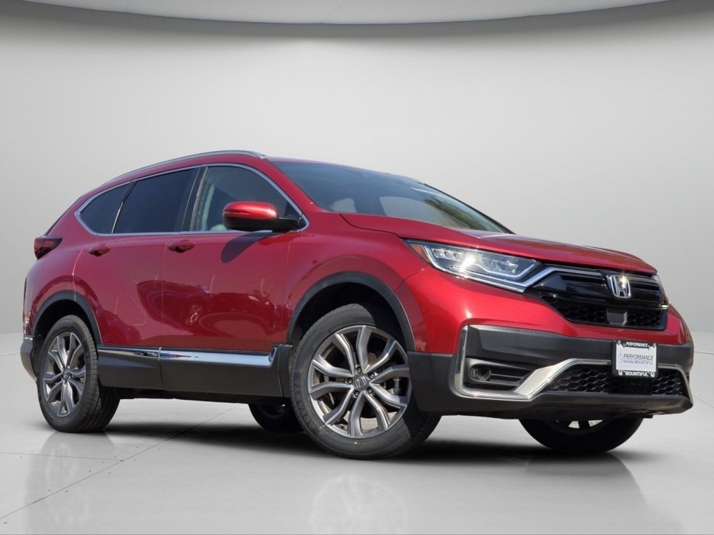 Certified Used 2021 Radiant Red Metallic Honda AWD TOURING image 2