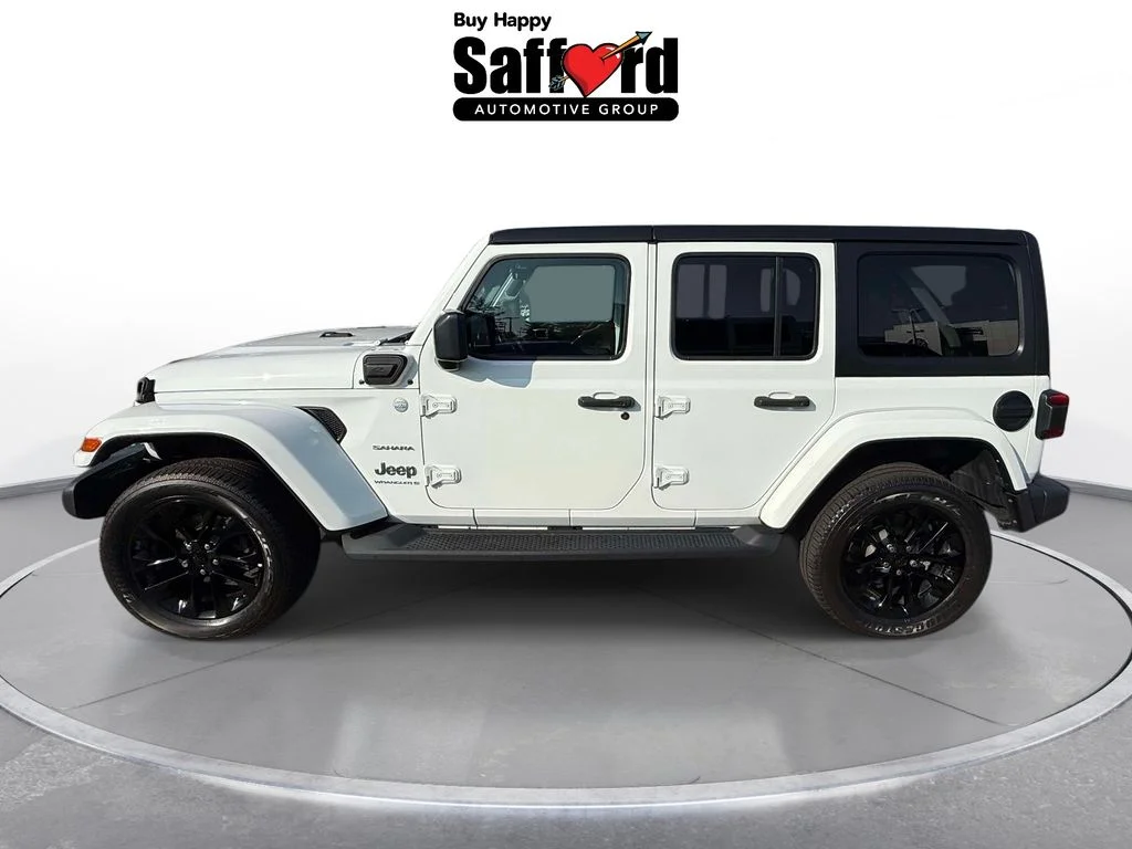 Used 2023 White Jeep Sahara 4xe image 5