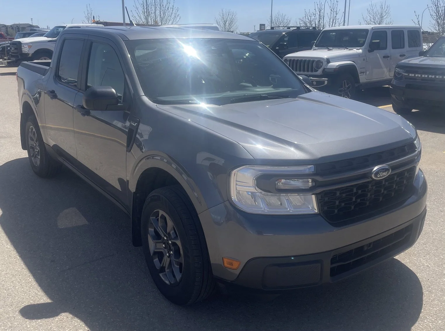 Used 2022 GREY Ford XLT SuperCrew   AWD **New Arrival** image 7