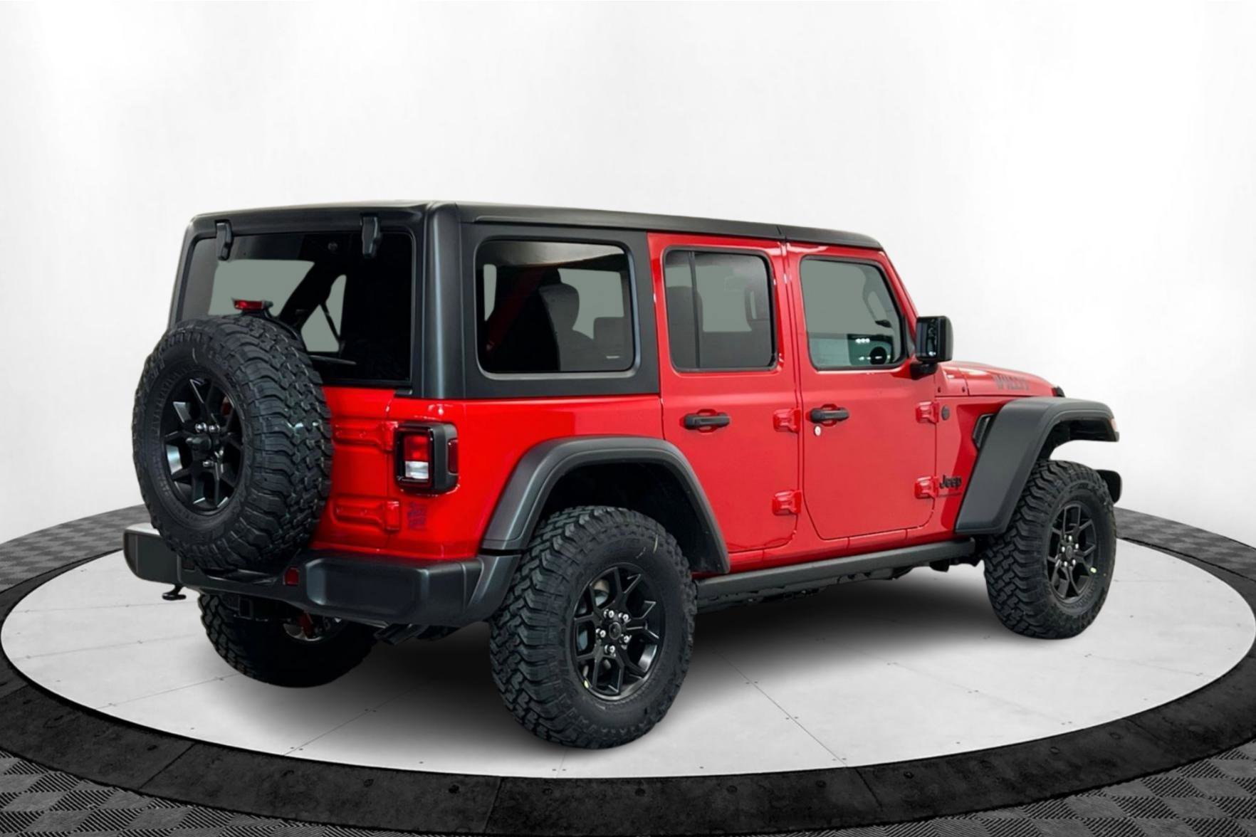 New 2026 Firecracker Red Clear-Coat Exterior Paint Jeep Willys image 6