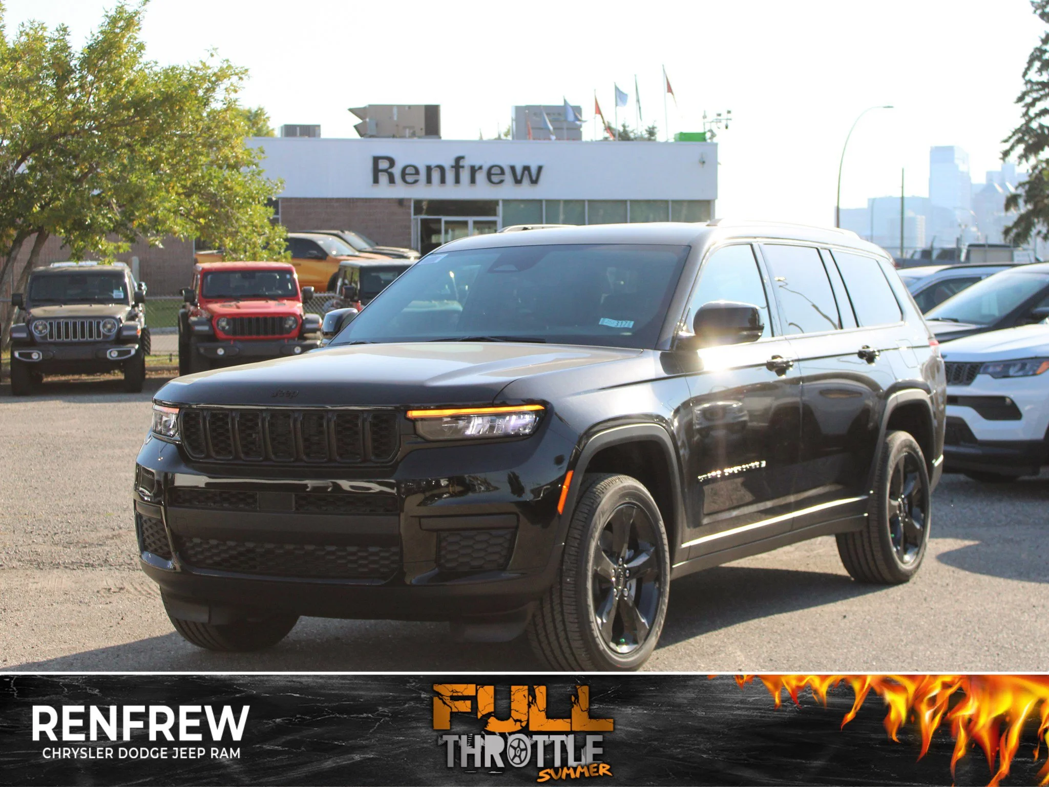 New 2025 Black Jeep Altitude* 4x4, Sunroof, Trailer Tow Package, Heated Leather image 1