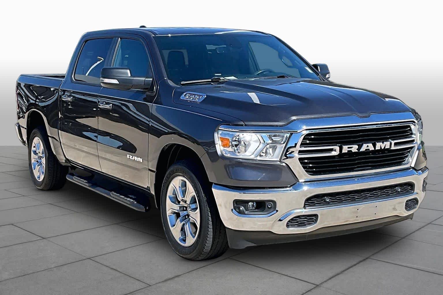 Used 2020 Granite Crystal Metallic Clearcoat Ram Big Horn image 2