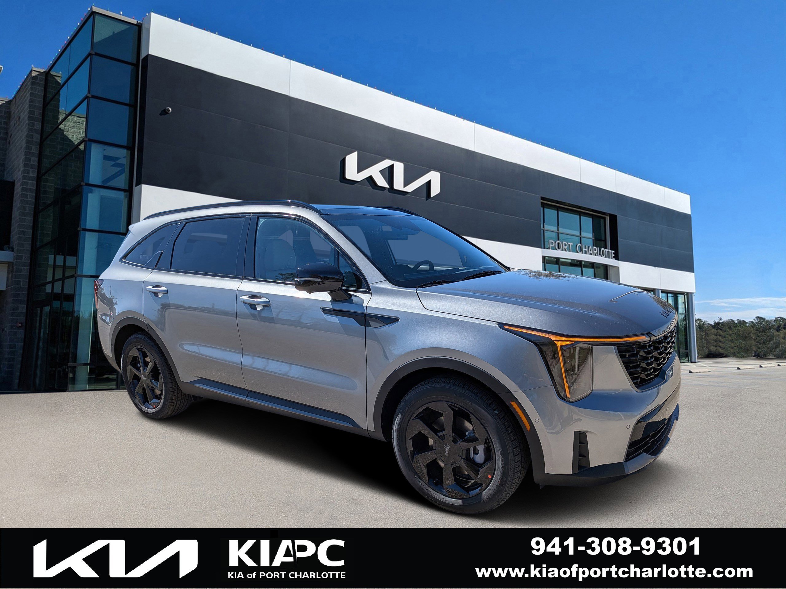 New 2026 Steel Gray Kia X-Line SX Prestige AWD image 1