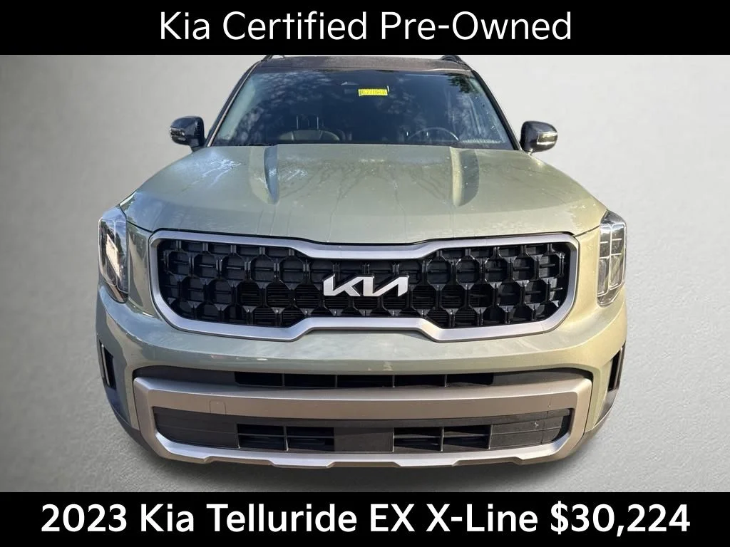 Certified Used 2023 Green Kia EX X-Line image 9