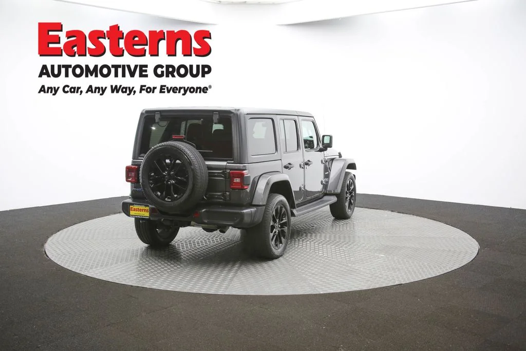 Used 2021 Gray Jeep Unlimited Sahara 4xe image 40