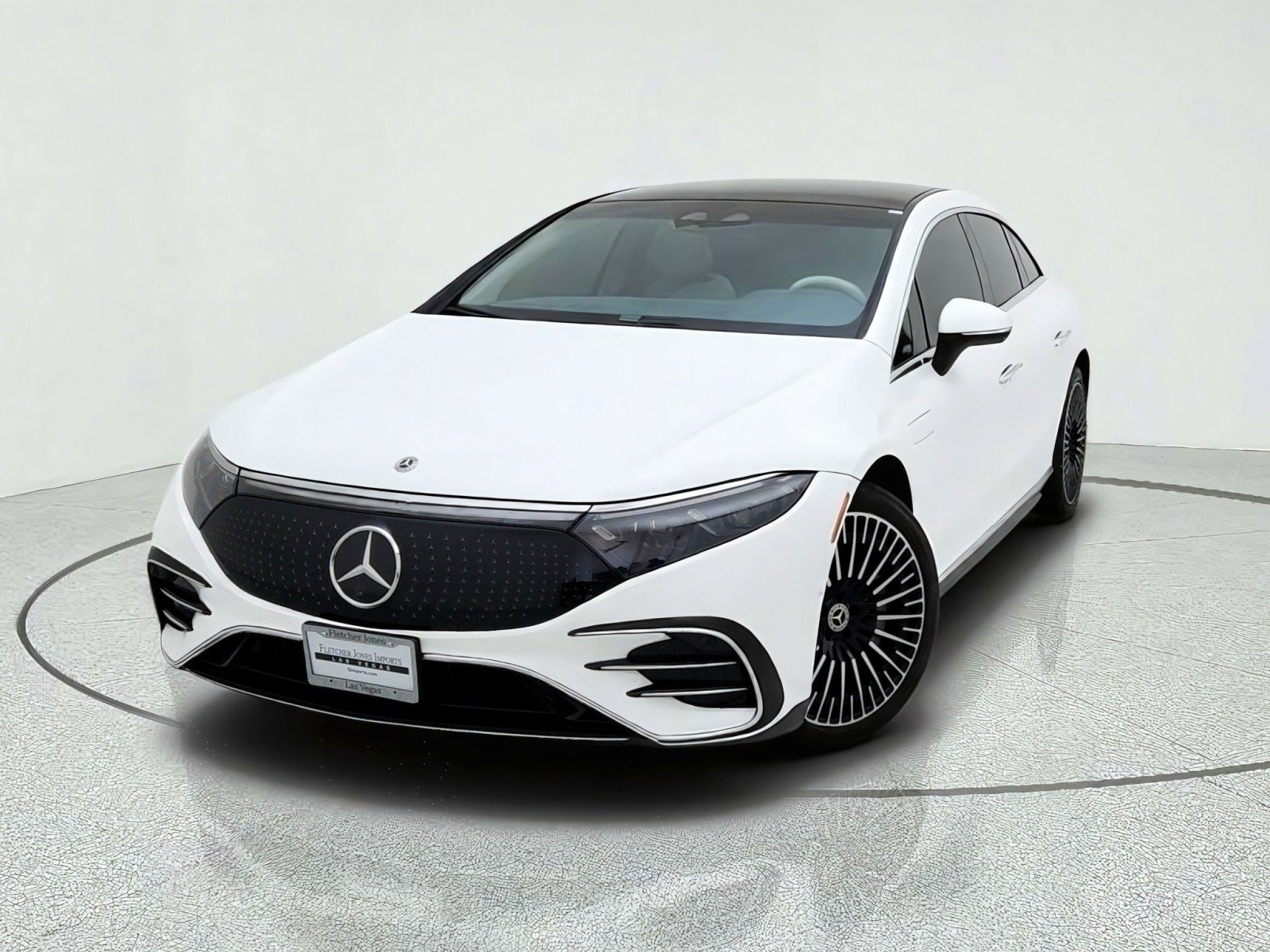 Certified Used 2024 Polar White Mercedes-Benz EQS 450+ image 2