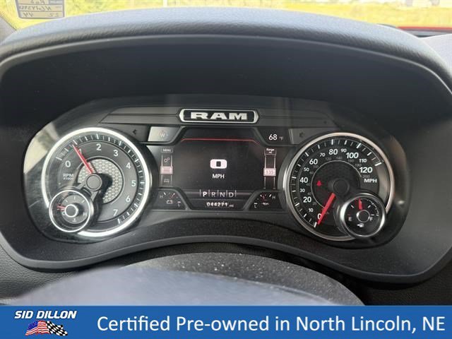 Used 2022 Flame Red Clear Coat Ram Lone Star image 9