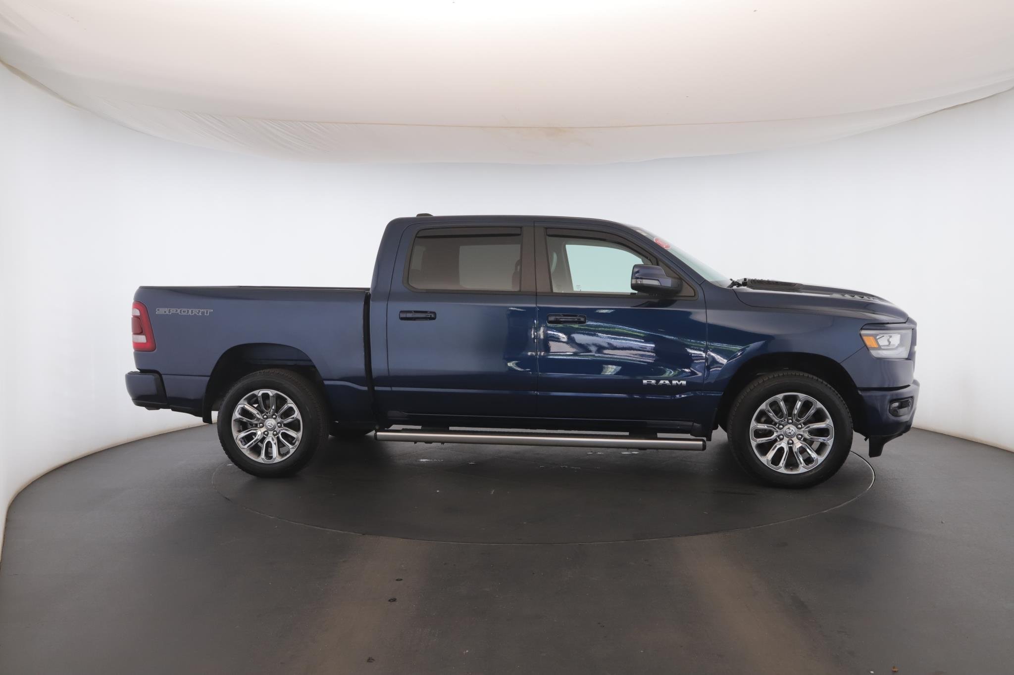 Used 2023 Patriot Blue Pearlcoat Ram Laramie 4x4 Crew Cab 5