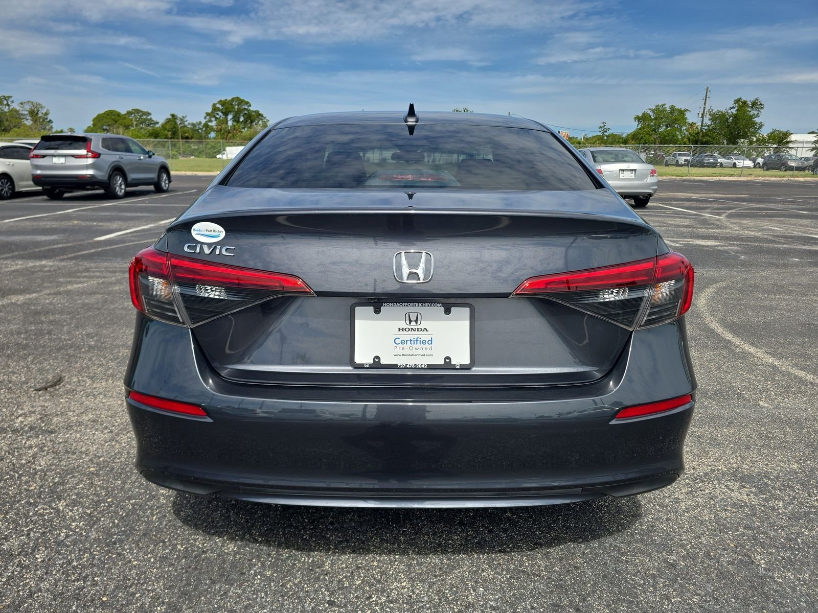 Certified Used 2023 Meteorite Gray Metallic Honda EX image 5