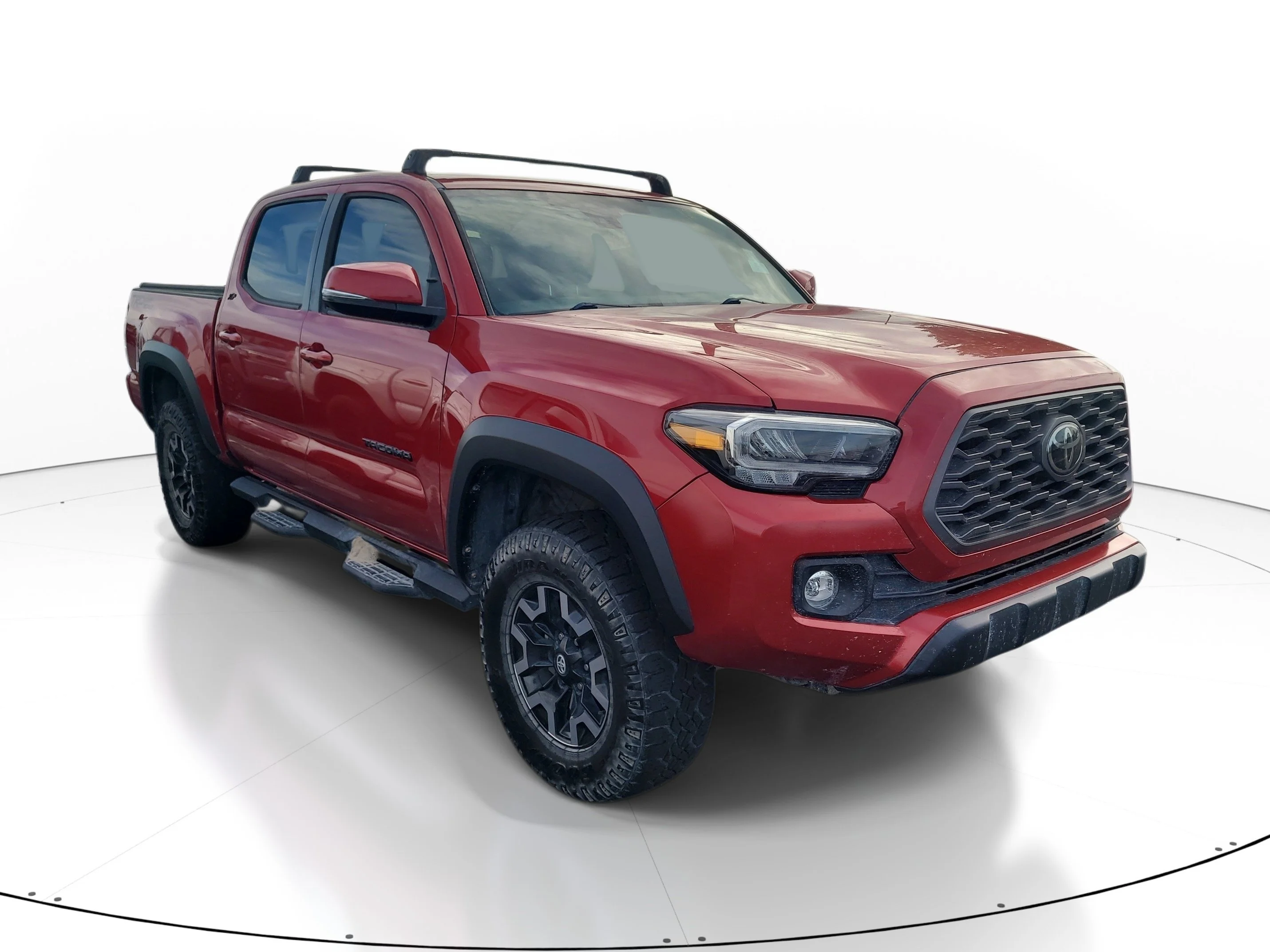 Used 2022 Barcelona Red Metallic Toyota TRD Off Road image 1