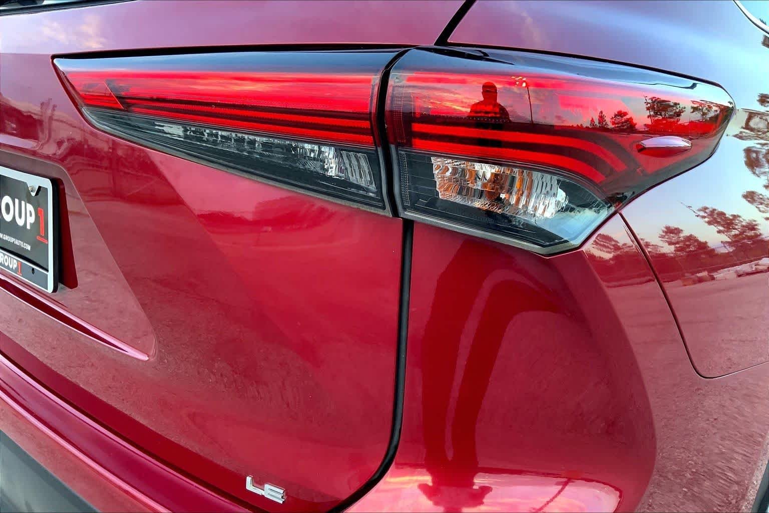 Used 2022 Ruby Flare Pearl Toyota LE image 30