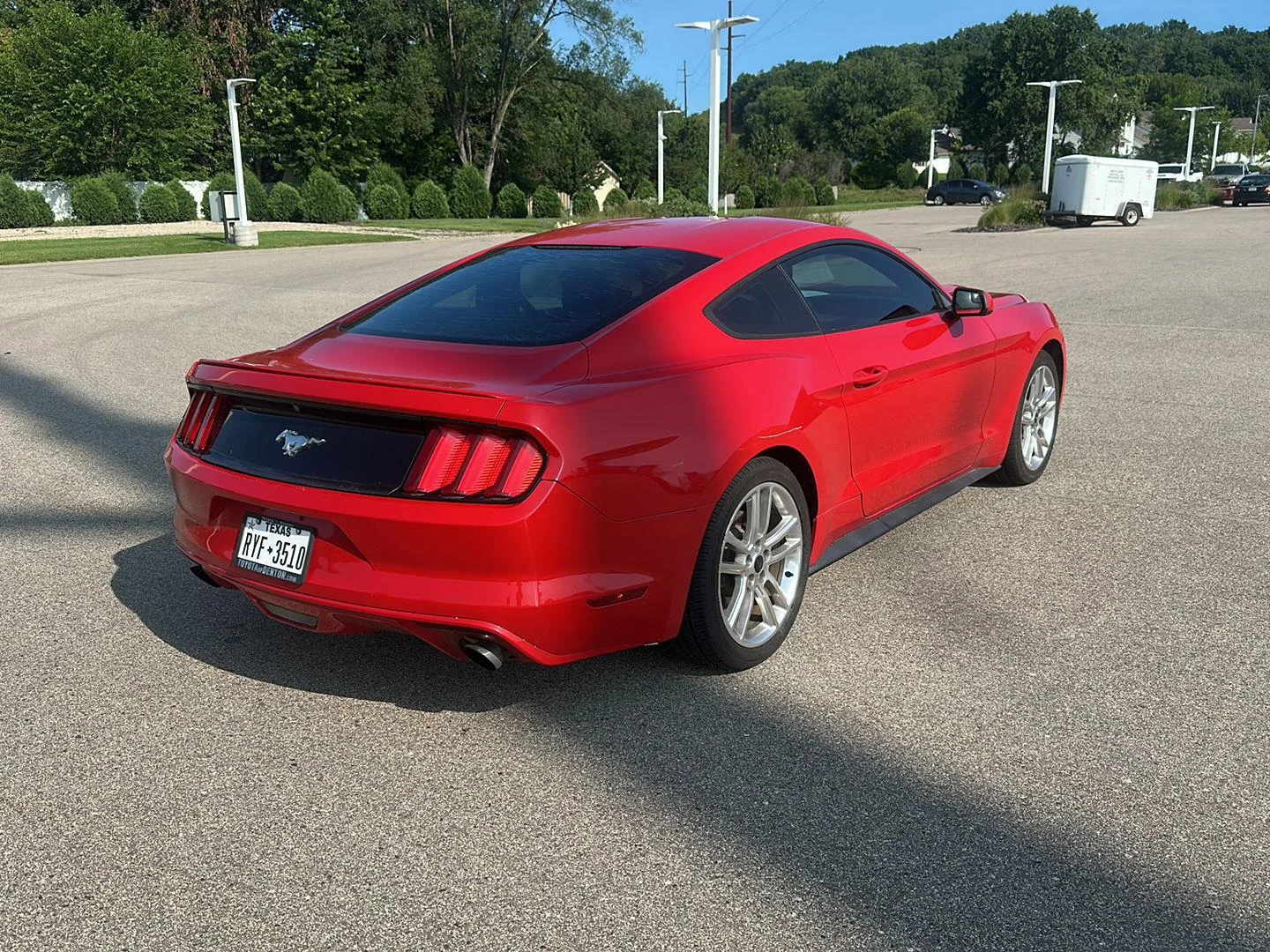 Used 2015 Race Red Ford EcoBoost image 3