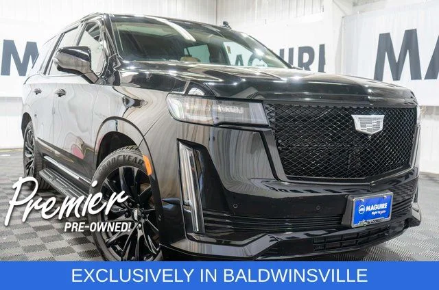 Used 2021 Black Cadillac Sport image 1