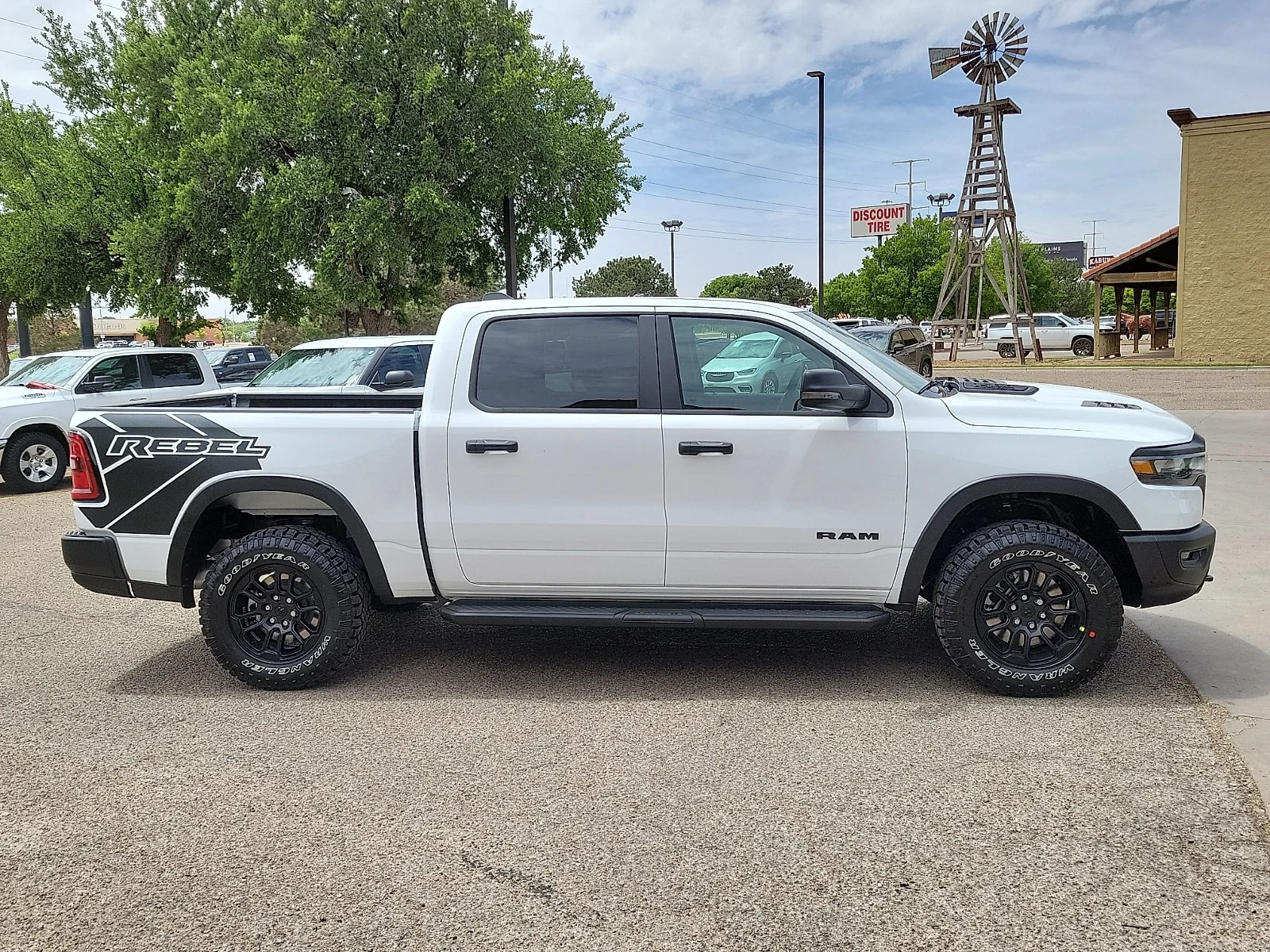 New 2026 PW7 Bright Whit Ram REBEL CREW CAB 4X4 5